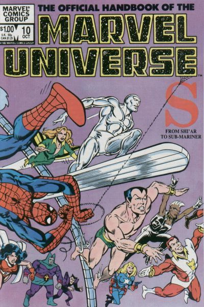 The Official Handbook of the Marvel Universe #10 Comic