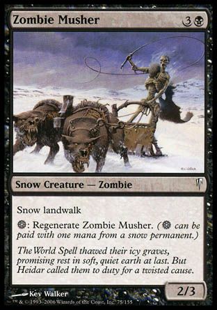 Zombie Musher (Coldsnap) Trading Card