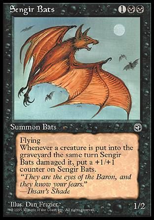 Sengir Bats (Homelands) Trading Card