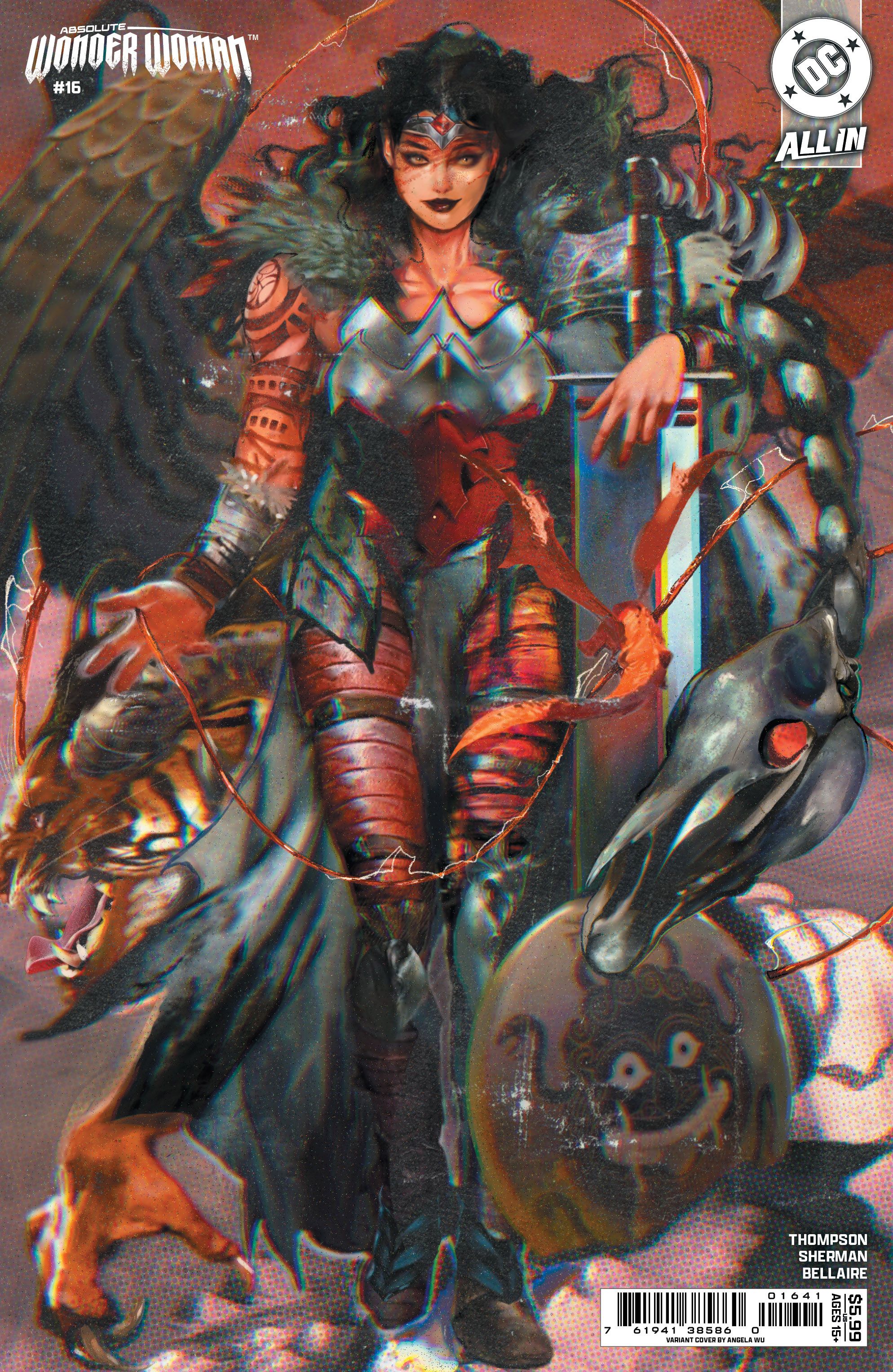 Absolute Wonder Woman #16 (Cvr E Angela Wu Card Stock Variant) Comic