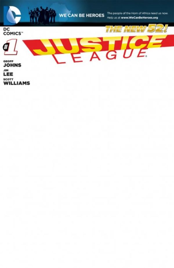 Justice League #1 (SDCC Blank Sketch Variant)