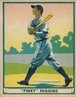 Pinky Higgins 1941 Play Ball #35 Sports Card