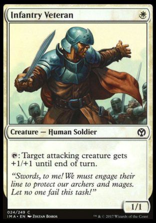 Infantry Veteran (Iconic Masters) Trading Card