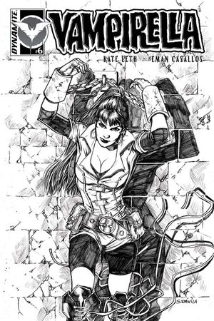 Vampirella #6 (Cover C 10 Copy B&w Cover)