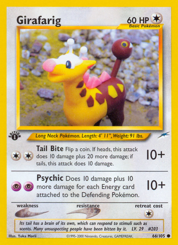 Girafarig (66/105) - Neo Destiny Pokémon Card