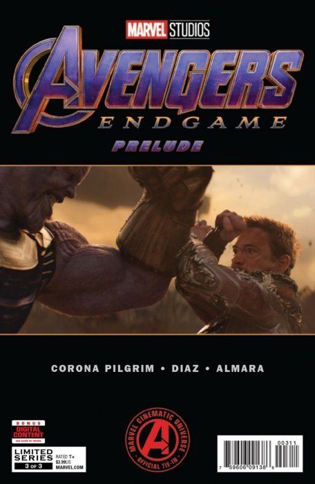 Marvel's Avengers: Endgame Prelude #3 Comic