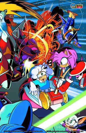 Mega Man #50 (Epic Connecting Poster Pt 4 Variant)