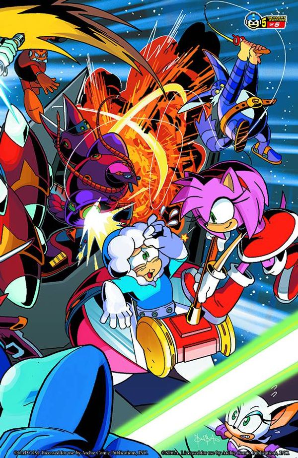 Mega Man #50 (Epic Connecting Poster Pt 4 Variant)