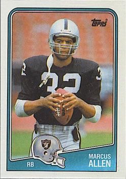 Marcus Allen 1988 Topps #328 Sports Card