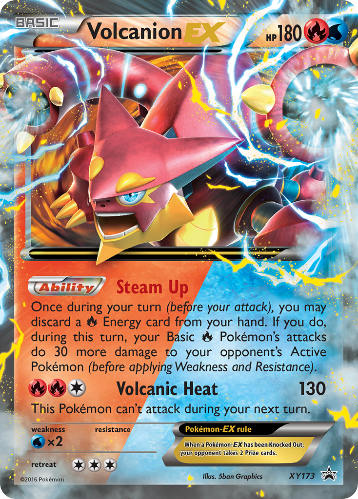 Volcanion EX (XY173) - XY Black Star Promos Pokémon Card