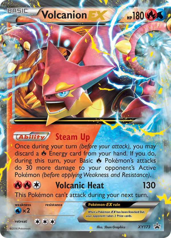 Volcanion EX (XY173) - XY Black Star Promos