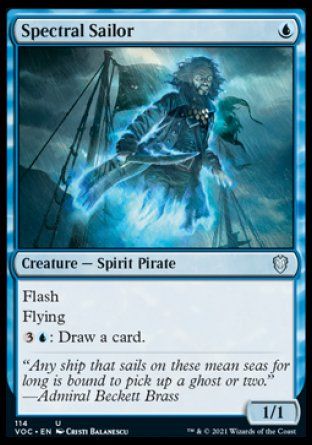 Spectral Sailor (Innistrad Crimson Vow Commander Decks) Trading Card