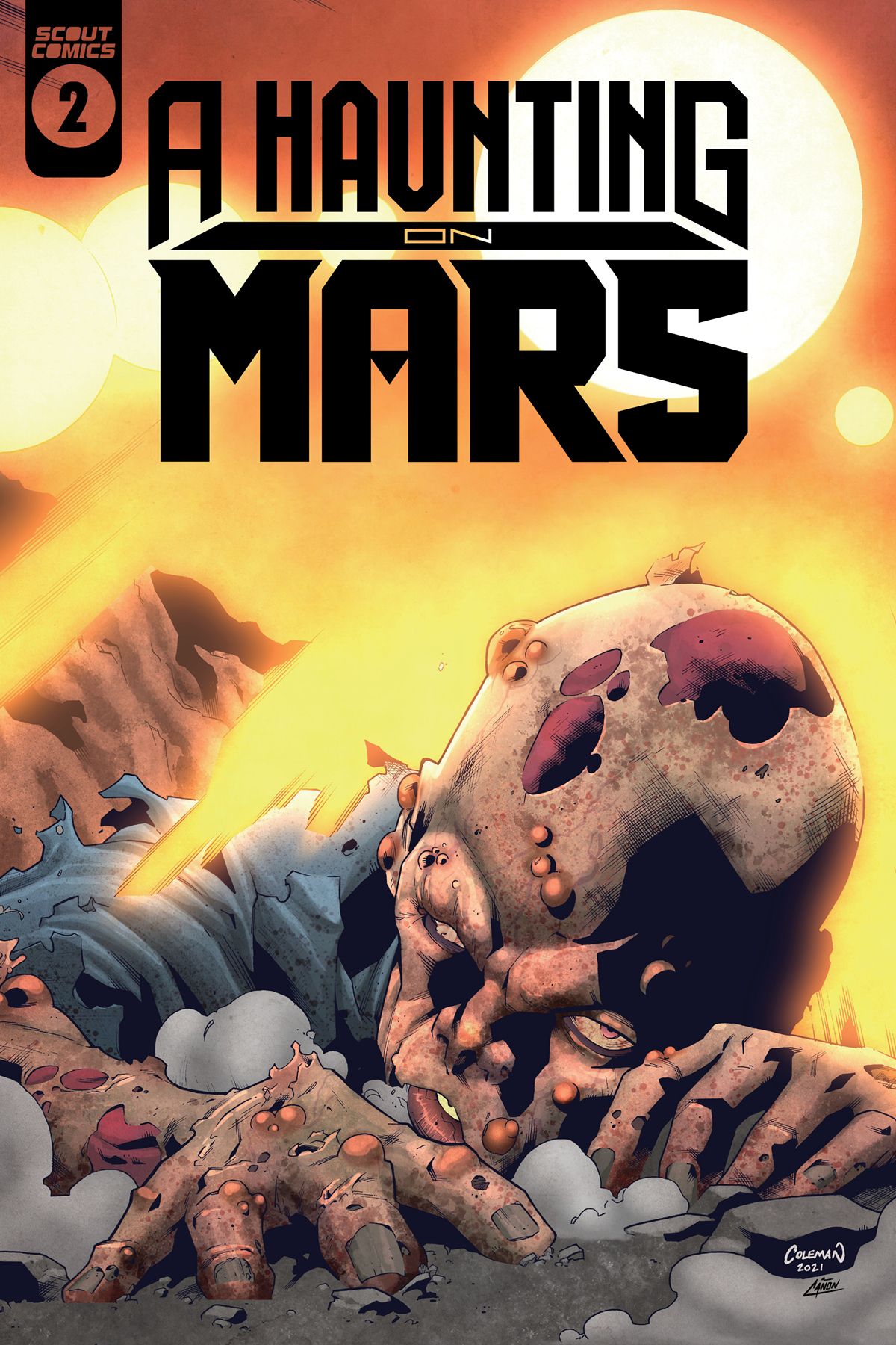 A Haunting On Mars #2 Comic