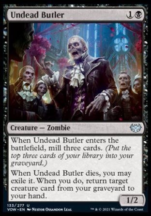 Undead Butler (Innistrad: Crimson Vow) Trading Card