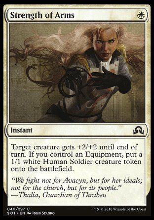 Strength of Arms (Shadows over Innistrad) Trading Card