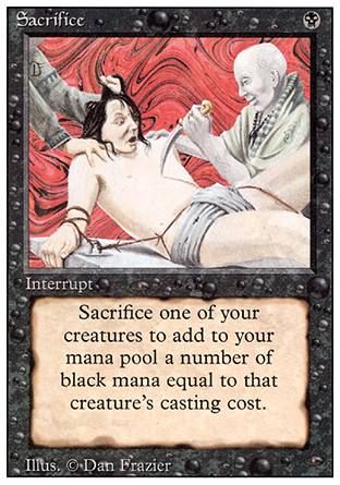 Sacrifice (Revised Edition) Trading Card