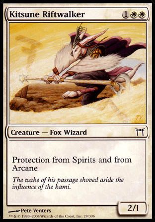 Kitsune Riftwalker (Champions of Kamigawa) Trading Card