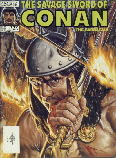 The Savage Sword of Conan #137 Comic