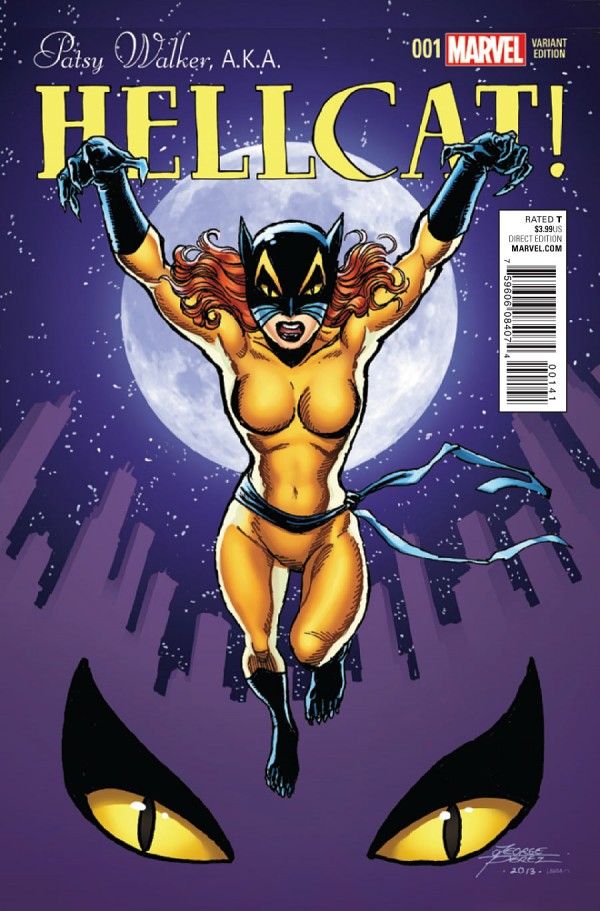 Patsy Walker, A.K.A. Hellcat #1 (Perez Variant)
