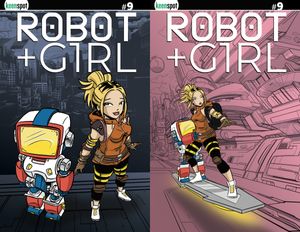 Robot + Girl #9 (Cvr C Mike White Holofoil Flip Variant)