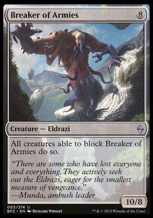 Breaker of Armies (Battle for Zendikar) Trading Card