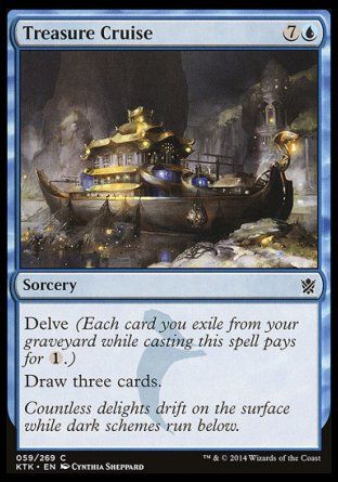 Treasure Cruise (Khans of Tarkir) Trading Card