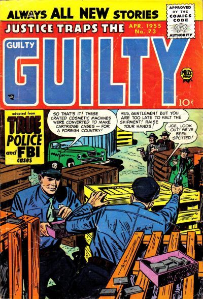 Justice Traps the Guilty #73 Comic