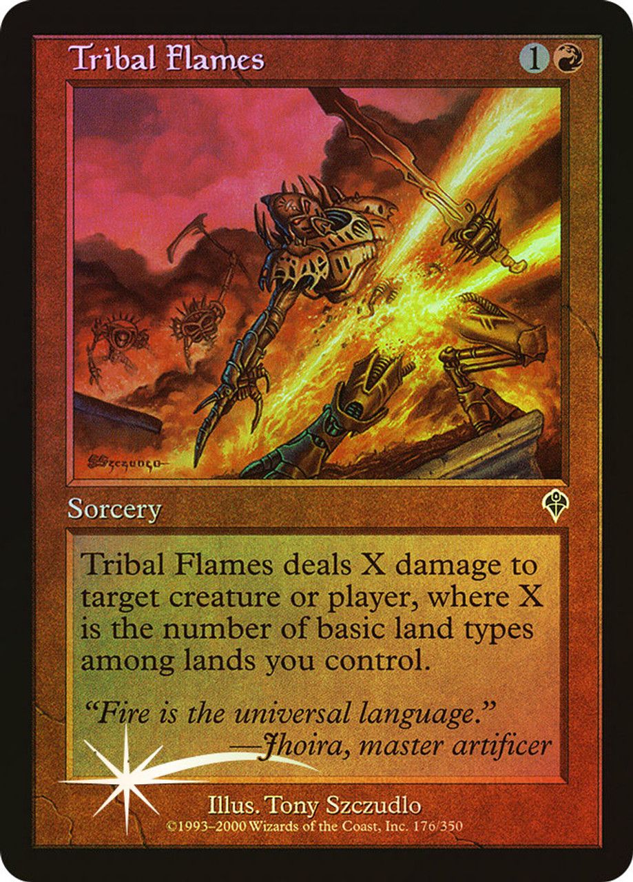 Tribal Flames (Invasion - Foil) Trading Card