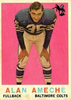 Alan Ameche 1959 Topps #30 Sports Card