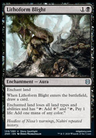 Lithoform Blight (Zendikar Rising) Trading Card