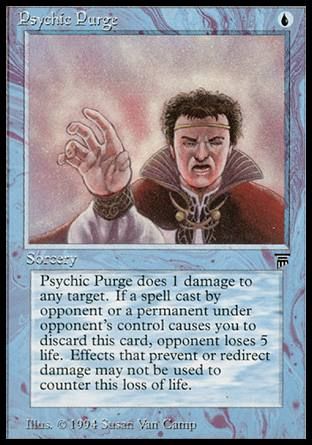 Psychic Purge (Legends) Trading Card