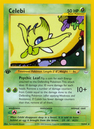 Celebi (16/64) - Neo Revelation (1st Edition)
