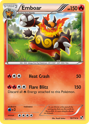 Emboar (19/114) - Black & White