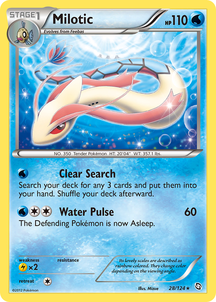 Milotic (28/124) - Dragons Exalted Pokémon Card