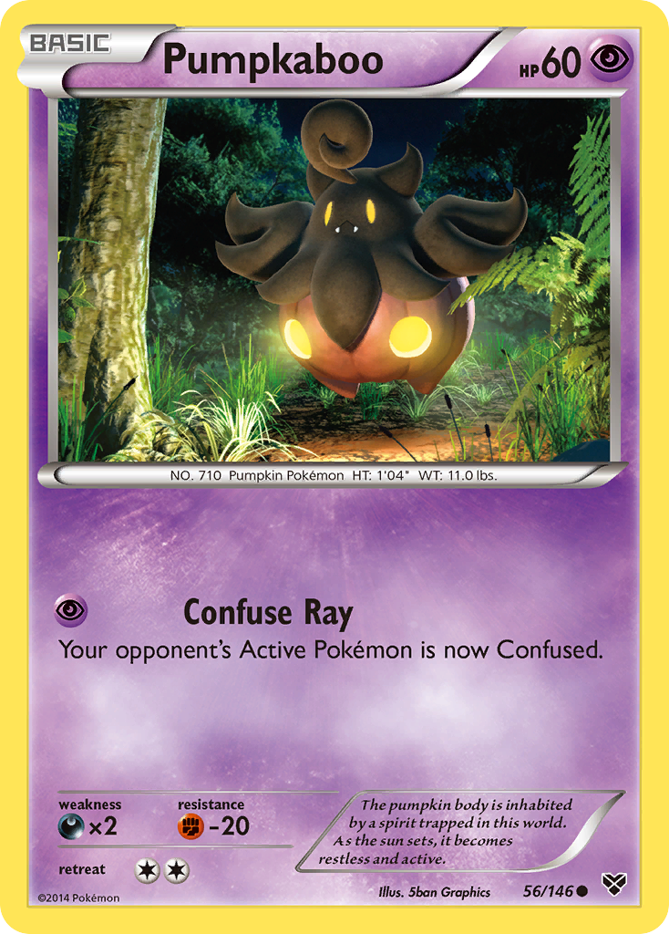 Pumpkaboo Pokémon Card