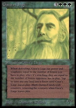 Gaea's Liege (Alpha) Trading Card