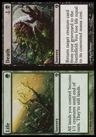 Life / Death (Izzet vs. Golgari) Trading Card