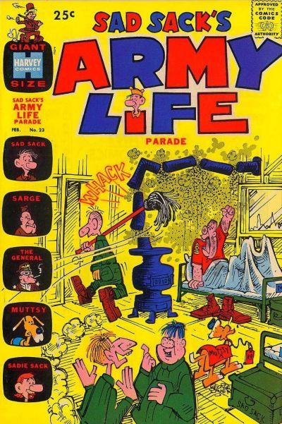 Sad Sack's Army Life Parade #23 Comic