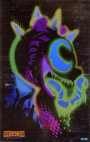 Do You Pooh #1 Neon Punk Pooh Foil Edition comic cover