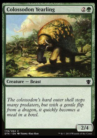 Colossodon Yearling (Dragons of Tarkir) Trading Card