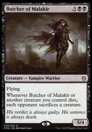 Butcher of Malakir (Commander Anthology) Trading Card