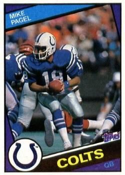 Mike Pagel 1984 Topps #18 Sports Card