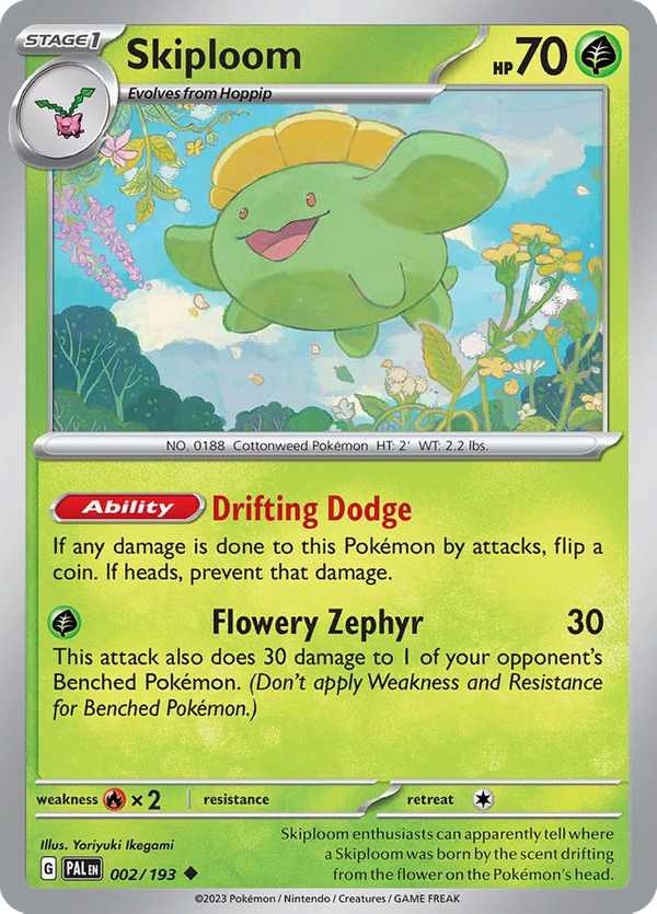 Skiploom (2/193) - Paldea Evolved