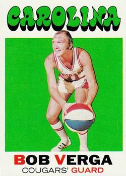 Bob Verga 1971 Topps #167 Sports Card