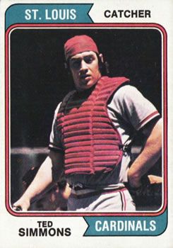  1972 Topps # 154 Ted Simmons St. Louis Cardinals