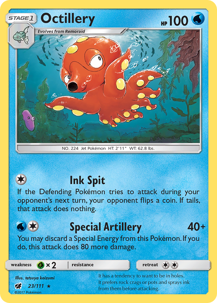 Octillery (23/111) - Crimson Invasion Pokémon Card