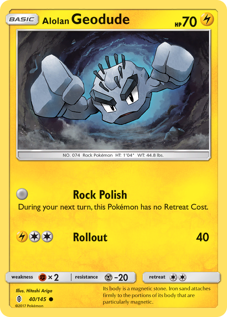 Geodude Pokémon Card