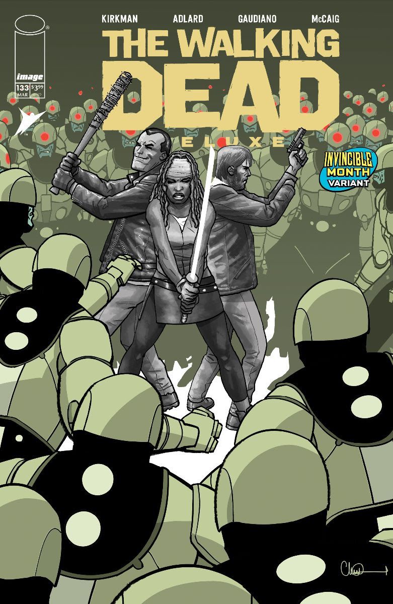 Walking Dead: Deluxe #133 (Cvr E David Finch & Dave Mccaig Invincible Team Up Variant) Comic