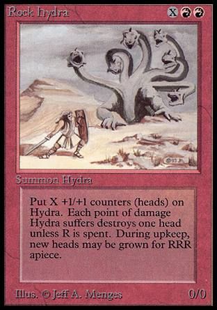 Rock Hydra (Alpha) Trading Card