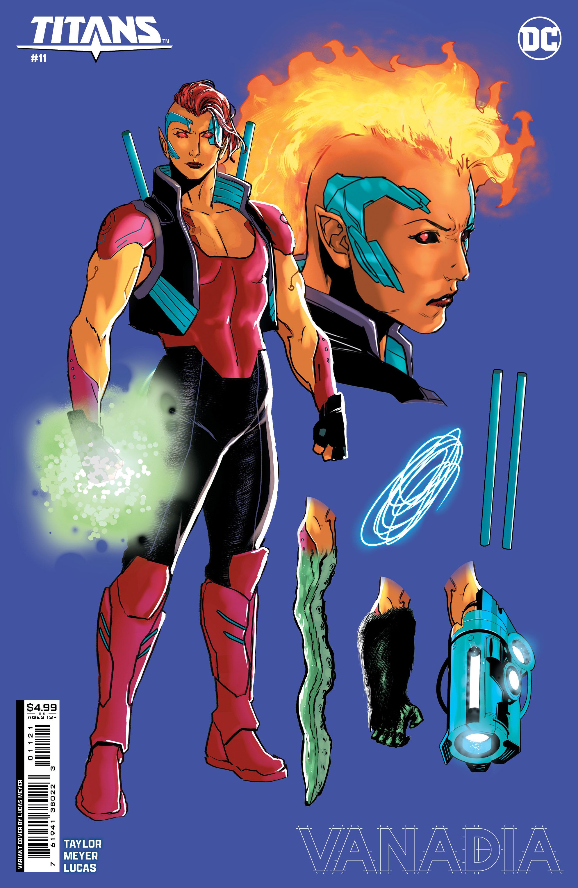 Titans #11 (Cvr C Lucas Meyer Design Card Stock Variant) Comic